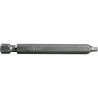 Apex - Embouts À Mandrin 1/4po Carrés À Empreinte Réduite, Carrée, Embout #1, Prise 1/4po, Longueur 6po, paquet de 12-Dimension de la prise 1/4po