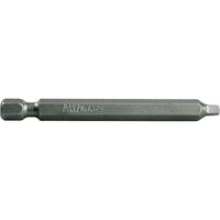Apex - Embouts À Mandrin 1/4po Carrés À Empreinte Réduite, Carrée, Embout #1, Prise 1/4po, Longueur 6po, paquet de 12-Dimension de la prise 1/4po