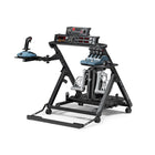 Next Level Racing - Flight Stand Pro Cockpit de simulation - Noir-Matériaux de qualité supérieure utilisés pour une durabilité accrue et clavier et tapis de souris Next Level Racing Flight inclus