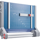 Dahle – Coupe-papier rotatif professionnel 550 de 14 1/8 po-Serrage automatique garantissant une fixation optimale du matériau à couper