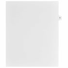 Mark Maker – Onglets séparateurs juridiques blancs, 1/15 onglets, format lettre, sans trous, numéro 49, 25/paquet-Onglets séparateurs blancs, 1/15 onglets
