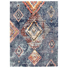 eCarpetGallery Tapis Morocco Mosaique Blue 8'0" x 10'0"-Rectangle