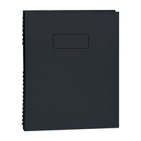 Blueline - Cahier de notes NotePro à couverture rigide, 9 1/4 po x 7 1/4 po, noir, 192 pages-Le NotePro offre la durabilité d'une couverture rigide et la flexibilité d'un cahier à reliure métallique