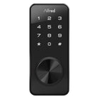 Alfred - DB1S Serrure de porte avec clé Smart Deadbolt - Noir-Comprend Bluetooth, écran tactile et remplacement des touches avec 2 clés physiques dans la boîte
