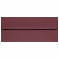 JAM Paper Enveloppes commerciales #10 - 4,125" x 9,5" - Bourgogne - Paquet de 50-Couleur : Bordeaux