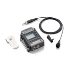 ZOOM F1LP - Enregistreur de terrain f1 + micro-cravate-Compatible avec les capsules de microphone Zoom
