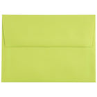 JAM Paper Enveloppes format livret de teinte claire avec fermeture gommée, 5 1/4 x 7 1/4 po, vert lime, 1000/paquet-Vert lime