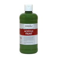Handy Art – Peinture acrylique pour élève, oxyde vert, 16 oz (RPC101045)-Peinture en acrylique qui peut être utilisée sur la plupart des surfaces