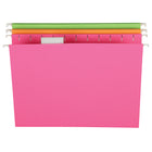 Pendaflex - Chemises suspendues Glow  - format lettre - couleurs assorties - paquet de 12-Papier de 11 pt d’épaisseur