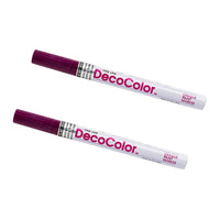 JAM Paper Marqueurs de Peinture Opaque à Traits Fins, Prune, 2 / paquet (7665905a)-Couleur :  Violet prune