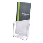 Deflecto DocuHolder Présentoir à documentation - 1 compartiment - transparent - format dépliant (77501)-Présente une variété de documents à la fois et économise un espace précieux sur le comptoir