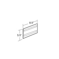 Azar Displays – Porte-affiche horizontal à fixation murale, 5,5 x 8,5 po, 10/paquet (122030)-Parfait pour l’école, l’entreprise, le domicile ou le commerce au détail