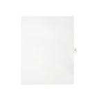 Mark Maker – Onglets séparateurs juridiques blancs, 1/15 onglets, format lettre, sans trous, lettre W, 25/paquet-Onglets séparateurs blancs, 1/15 onglets