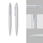 A.T. Cross - Stylo à bille Calais, chrome satiné-Les stylos Cross sont des cadeaux parfaits depuis plusieurs générations et sont fièrement offerts dans une boîte-cadeau de qualité supérieure. 