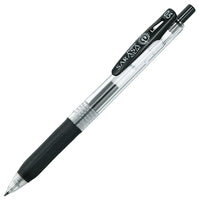 Stylo Sarasa rétractable à encre gel avec pince, 0,5 mm, noir-Encre gel