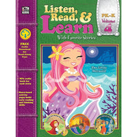 Livre numérique : Carson Dellosa - Listen, Read, & Learn, Volume 4-1