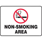 Panneaux de sécurité et d’identification, Contrôle des fumeurs,« Non-Smoking Area, SAT031-Langue : anglais