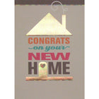 Rosedale – Cartes de souhaits et enveloppes, Congrats On Your New Home, 5 1/2 x 8 po, 12/paquet (17405)-Imprimées sur papier cartonné non couché de haute qualité