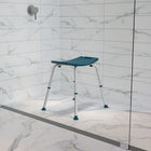 Flash Furniture Chaise De Bain Et Douche Réglable série HERCULES-Marine (DCHY3410LNV)-Assemblage sans outil