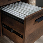 Sauder 60"W La Collection Briarbrook Bureau - Finition Barrel Oak-   Fini sur toutes les faces pour un placement polyvalent dans n'importe quelle pièce