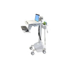 ErgotronMD – Chariot pour ordinateur portatif EMR Styleview alimenté de manière autonome, gris/blanc-Gris, blanc