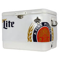Miller Lite - Glaciere avec ouvre-bouteille, 51 L (54 q), 85 canettes-Capacite de 51 L (54 pte) peut contenir 85 canettes de taille standard