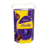 Cadbury UK - Flake Geste spécial grand oeuf de Pâques - 232g-1 oeuf de Pâques creux en chocolat au lait Cadbury et 3 barres de Cadbury Flake.