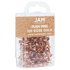 JAM Paper – Punaises, or rose, 100/paquet (22432063)-Or rose