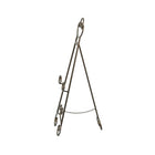 Chevalet en fer Futech E002, 37 "x 14" x 17, cuivreer-Dimensions: 37 "x 14" x 17