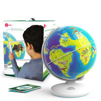 PlayShifu - Orboot: World of Dinosaurs - (Anglais uniquement) Globe interactif et éducatif - 4 à 10 ans-Le premier globe AR avec des terres préhistoriques, est le jouet dinosaure parfait pour les enfants de 4 à 10 ans