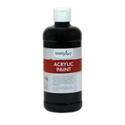 Art pratique – Peinture acrylique pour élève, noir Mars, 16 oz (RPC101100)-À utiliser sur la plupart des surfaces : papier, tissu, bois, plastique, verre, carton, métal et toile