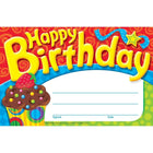 Prix ??de joyeux anniversaire Trend Enterprises, paquet de 180-Reconnaissez une journée spéciale une fois par an avec un certificat amusant et spécial.
