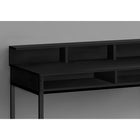 Monarch Specialties - 7700 Bureau 48 po L - Noir/Metal Noir Hauteur Debout-Pattes robuste en métal noir combinent la stabilité et un look moderne élégant