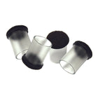 Like New Solutions - Manchons Transparents Protège-plancher - grande - paquet de 8-Les manchons transparents conviennent aux pieds de chaise ronds de 1-1 / 8 "à 1-1 / 4" ou carrés de 1 "