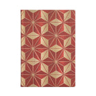 Paperblanks - Carnets Flexis à couverture souple - Midi - Ligné - Hishi-Rouge - Papier