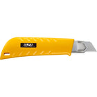 OLFA - Couteau utilitaire classique à cliquet pour usage robuste L-1 18 mm - jaune-Manche en plastique ABS jaune avec canal de support en acier inoxydable