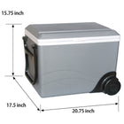 Koolatron - Glacière-réchaud KoolWheeler-Peut se placer à l’horizontale ou à la verticale, pour la ranger facilement ou l’utiliser comme un réfrigérateur