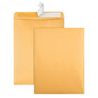 Staples - Enveloppes kraft pour catalogue avec fermeture QuickStrip, 10 x 13 po, 24lb, brun, boîte de 100-La bande adhésive QuickStrip permet de sceller l'enveloppe sans l'humecter. Retirez simplement la bande et appuyez pour fermer
