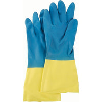 Mapa Professional - Gants Deux Tons Ns53, Grand/9, 13po Lo, Latex De Caoutchouc/Néoprène, 28 Mils, paquet de 36-Style de poignet Droit