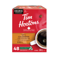 Café colombien Tim Hortons - 48 capsules K-Cup à usage unique-Caféiné