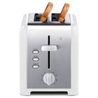 Kenmore - Grille-pain 2 tranches - Acier inoxydable blanc et argent-Fonctions de decongelation et de bagel integrees