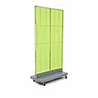 Azar Displays – Panneau perforé sur pied, 32 x 60 po, vert (700732-GRE)-En panneau perforé