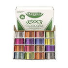 Crayola Crayons de cire réguliers Classpack, 16 couleurs variées - paquet de 800-Les crayons de la marque Crayola permettent un coloriage plus facile et des couleurs plus véritables pour des heures d’amusement