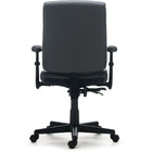 Staples – Fauteuil fonctionnel Luxura Tillcott, gris-Dimensions du dossier : 20,3 à 23,2 haut. x 18,2 larg. (po)