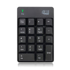 Adesso - WKB-6010UB Clavier numérique sans fil à 18 touches résistant aux éclaboussures-Technologie sans fil 2,4 GHz - ce clavier fonctionne à n'importe quel angle avec une portée allant jusqu'à 30 pieds sans que les fils ne s'emmêlent