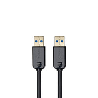 Kanto - Câble USB 3.0 A, noir, 3 pi (P88F-1000B)-Connexions USB 3.0 A mâle à USB 3.0 A mâle