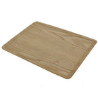 Cathay Importers - 10.5"W x 8"D x 0.4"H, Bentwood rectangulaire plateau avec poignées, Paq./2-Apparence contemporaine