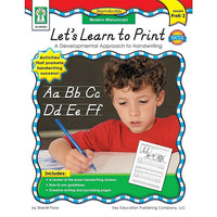 Livre numérique : Key Education - Let's Learn to Print Modern Manuscript, 804005-EB, préscolaire à 2e année-Vous recevrez deux courriels : le premier confirmant la totalité de votre commande et le second comportant un lien de téléchargement. Vous pourrez utiliser le lien de téléchargement immédiatement ou plus tard, comme vous le voulez.