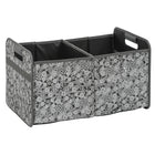 Merangue - Boîte de rangement à compartiment deux - Cachemire noir-Conception à compartiment deux
