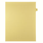 Markmaker - 25 tabs/PQT, 5 PQT/Boite, Intercalaires imprimes Legal, Chamois, 1/15th coupe| format lettre, sans trous, Numero 78-Intercalaires imprimes Legal